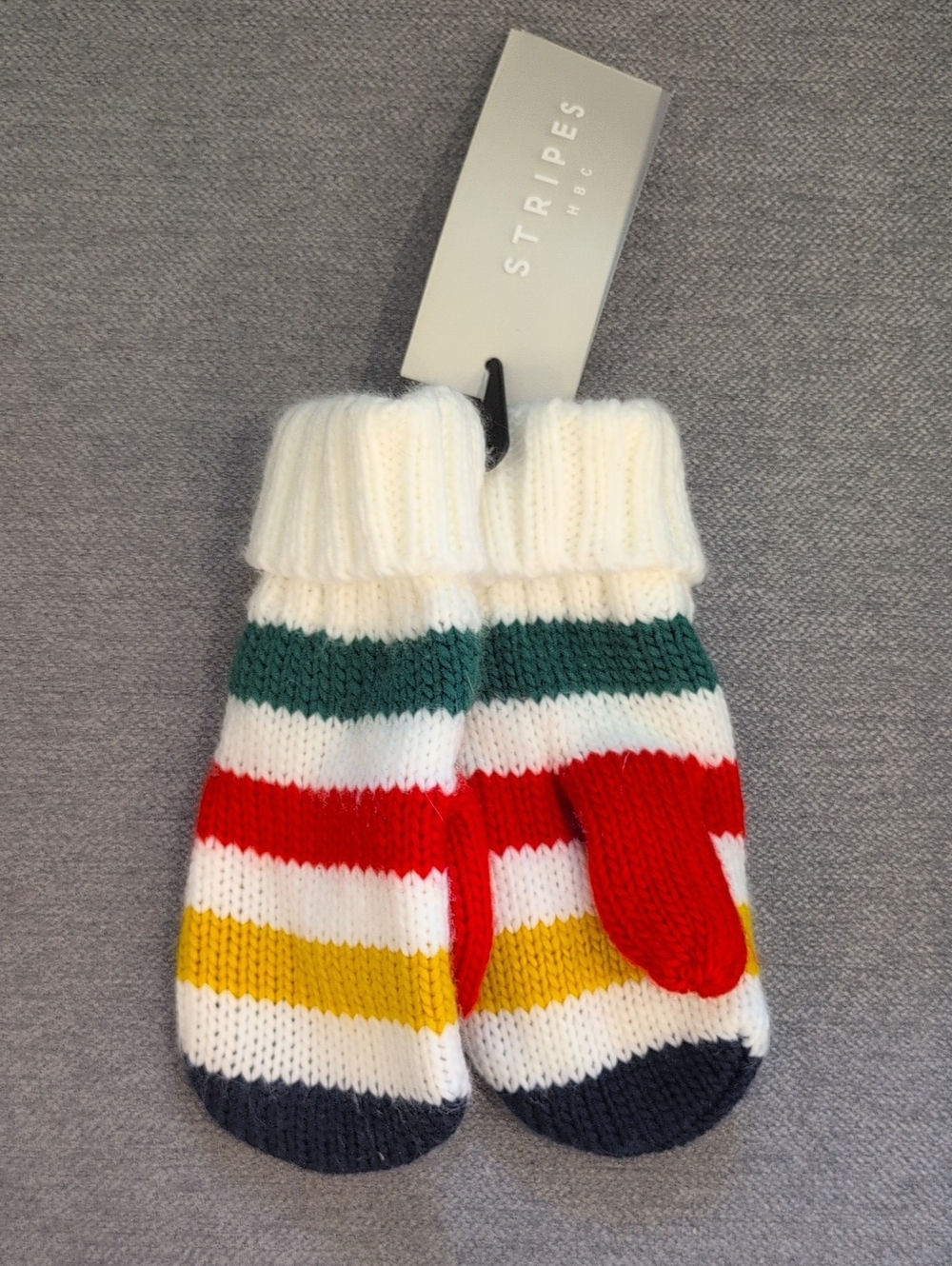 HBC Stripes Youth Mittens